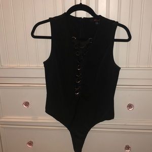 Sexy black bodysuit